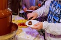 Hot liquid chocolate Royalty Free Stock Photo