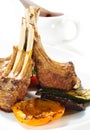 Hot Meat Dishes - Bone-in Lamb Royalty Free Stock Photo