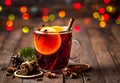 Hot mulled wine Royalty Free Stock Photo