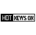 HOT NEWS ON black stamp on white