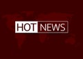 Hot news illustration Royalty Free Stock Photo