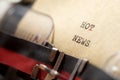 Hot news phrase Royalty Free Stock Photo