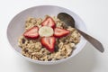 Hot Oatmeal Cereal with Fruit Royalty Free Stock Photo