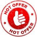 hot offer  stamp Royalty Free Stock Photo