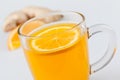 Hot orange ginger drink