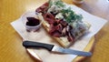 Hot Pastrami Sandwich Royalty Free Stock Photo