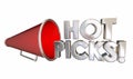 Hot Picks Bullhorn Megaphone Words