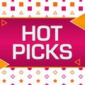 Hot Picks Pink Orange Basic Shapes Triangles