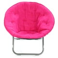 Hot Pink Chair Over White Royalty Free Stock Photo