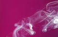 Hot Pink Smoke Abstract