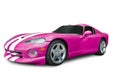 Hot Pink Sports Car - Dodge Viper Royalty Free Stock Photo