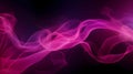 Hot Pink Stylized Smoke Wisps. Abstract Background