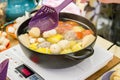 Hot pot in Asia Royalty Free Stock Photo