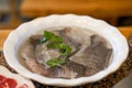 Hot pot dish, crispy fresh beef tripe Royalty Free Stock Photo