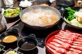 Hot Pot for Japanese Shabu Shabu and Sukiyaki