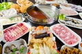 Hot pot meal Royalty Free Stock Photo