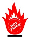 Hot price Royalty Free Stock Photo