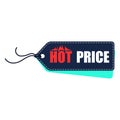 Hot price label flat icon Royalty Free Stock Photo