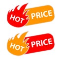 Hot Price tags Royalty Free Stock Photo