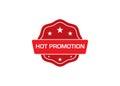 Hot Promotion rubber stamp,Hot Promotion rubber stamp Royalty Free Stock Photo