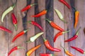 Hot red chili pepper background Royalty Free Stock Photo