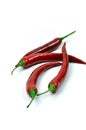 Hot red chilis Royalty Free Stock Photo