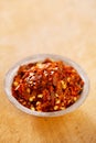 Hot Red Chilli Chillies pepper crushed Royalty Free Stock Photo