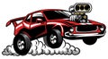 Hot rod auto custom shop badge