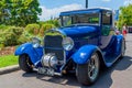 Hot rod blue Ford Royalty Free Stock Photo