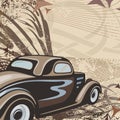 Hot Rod Car Background