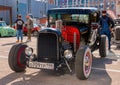 The Hot rod car based on Ford 1932 Model 18 or B three-window coupe Royalty Free Stock Photo