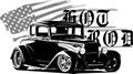 Hot rod classics,hotrod originals,loud and fast racing equipment,hot rods car,old school car,vintage car Royalty Free Stock Photo