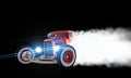 Hot Rod Drift 3D render Royalty Free Stock Photo