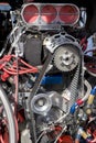 Hot Rod Engine Royalty Free Stock Photo