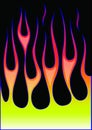 Hot-rod flames