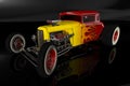 Hot Rod 3D render Royalty Free Stock Photo