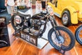 Hot rod Triumph motorcycle