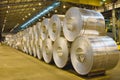 Hot Rolled aluminium coils Royalty Free Stock Photo