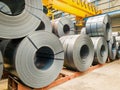 Hot rolled coil steel Royalty Free Stock Photo