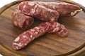 Hot salami Royalty Free Stock Photo