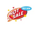 Hot Sale Speech Bubble Banner Promo Sign