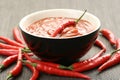 Hot salsa mexicana