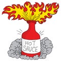 Hot Sauce Royalty Free Stock Photo
