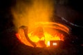 Hot scrap steel melting furnace Bangladesh