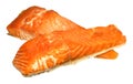 Hot Smoked Salmon Fillets Royalty Free Stock Photo