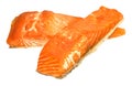 Hot Smoked Salmon Fillets Royalty Free Stock Photo