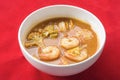 Hot and sour curry with tamarind sauce Royalty Free Stock Photo