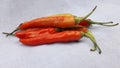 Hot spicy chili or cabe rawit in Indonesian