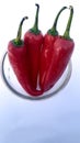 Hot and spicy fresh red chillies images