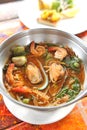 Hot and spicy soup seafood